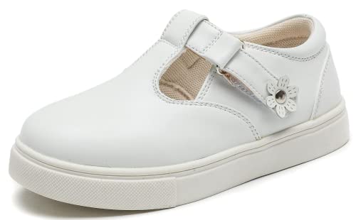 kkdom Toddler/Little Kid/Girls T-Strap Mary Jane Sneaker4