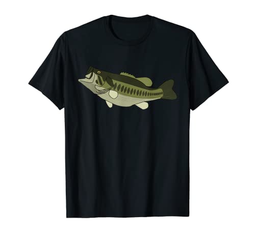 Dispone di un enorme trofeo grafica! Indossare il vostro prossimo viaggio di pesca basso. Ottimo per persico trota, spigola piccola e basso maculato. Cattura quel basso da parete mentre indossa questa camicia! Un ottimo regalo di Natale o regalo di compleanno per un pescatore.