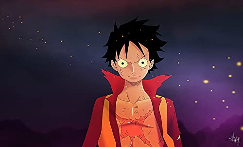 Poster World One Piece Monkey D Luffy Anime Boys Matte Finish Paper Print Poster 12 X 18 Inch Multicolor Z 505 Amazon In Home Kitchen