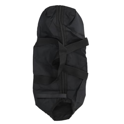 Cat Grooming Bag Oxford Pano Preto para Banhar Unhas Aparar Manuseio Confortável, Abertura Frontal d