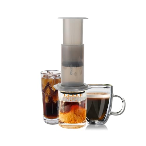 Pressa per caffè, caffè ed espresso, kit portatile da viaggio per caffè macinato, metodo di infusione 3 in 1, combina la macchina da caffè manuale da viaggio con carta filtrante, confezione da 150
