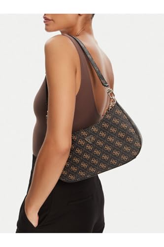 Image of GUESS Womens Noelle Top Zip Shoulder Bag