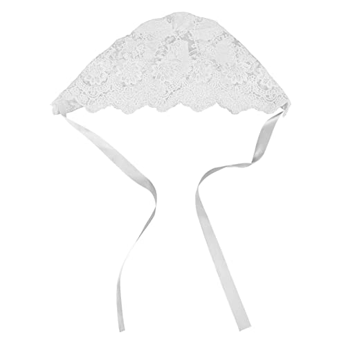 CLISPEED 1 Pieza Sombrero de Encaje para Mujeres frascos Gorros de niña Gorro para capó Infantil Gorro de Flores cordón Gorros Infantiles Sombrero de Cubo para pequeños