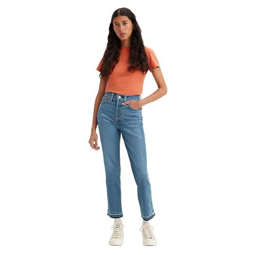 Levi's Wedgie Straight Kadın Jean Pantolon, Mavi, 25W / 26L