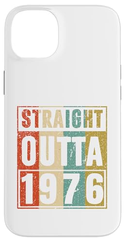 Straight Outta 1976 Classic Birth Of Birthday 1976 Vintage �X�}�z�P�[�X iPhone 14 Plus �p