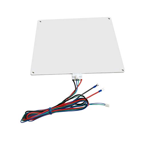 Lysee 3D Printer Parts & Accessories - Aluminum MK3 12V Heated Bed Hotbed with Wire Cable Line for 3D Printer @M23 - (Size: 1mm)