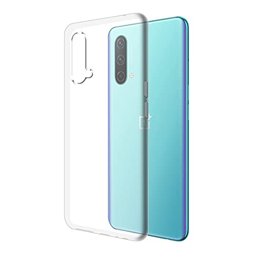 Image of Fashionury Crystal Clear Case for OnePlus Nord CE 5G 2021 | Yellowing Resistance | Transparent TPU Silicone | Raised Camera Lips | Slim Transparent Cover