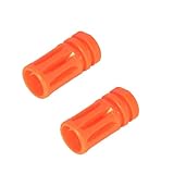 GoldenBall & Eagle Airsoft M4 Orange Tip Compliant 14mm (Non Threaded) -2 Pack