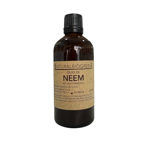 Naturalbiogreen Aceite base de neem en botella de cristal 100 ml