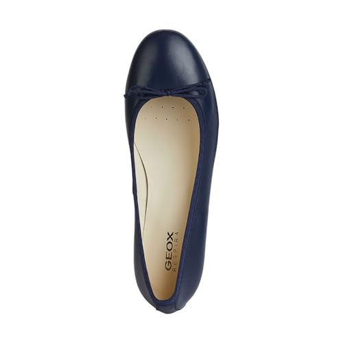 Image of Geox Cpiuma22 Ballerina Flat (Toddler /Little Kid /Big Kid),Black,39 M - 6 Yth