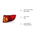 ACANII - For 2009-2010 Toyota Corolla Outer Rear Replacement Tail Light - Passenger Side Only