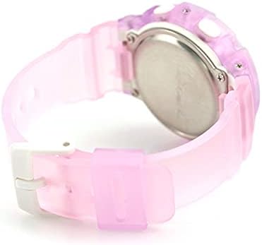 Enrere view of the Casio Baby-G BGA-280-6ADR watch, showing the stainless steel case back with engraved model information and water resistance rating.