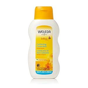 WELEDA Baby Calendula Crèmebad, voedende natuurlijke cosmetica, reiniging voor droge en gevoelige babyhuid, zonder…