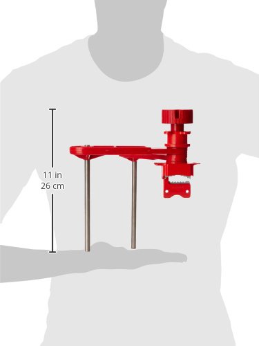 Image of Plastic Universal Valve Lockout Device Ak-Uld-24A Spring And Pu, Pack Of 1, Red