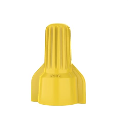 Connecteur de fil électrique jaune WingTwist WT51-500B sachet de 500 bornes à visser pour câble