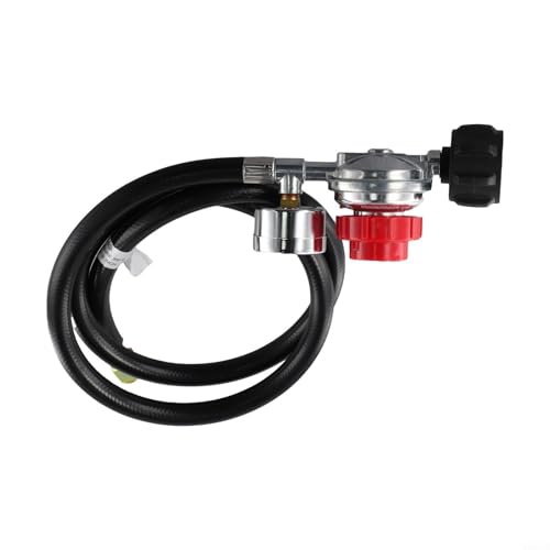 Regulador de gas propano fiable de 0 30 PSI para barbacoa de fácil instalación con características de seguridad para una experiencia de cocción segura