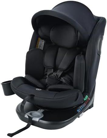 新品❣️チャイルドシート 360°回転 リクライニング 取付簡単 黒 グレー 新品❣️チャイルドシート 360°回転 リクライニング 取付簡単 黒