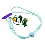 Correa antirrobo para teléfono, ABS, 25 x 3,5 cm, diseño de pato de dibujos animados, accesorio de seguridad para el trabajo, escuela, viajes, compras, bolsos, mochilas, Estilo C., Refer to