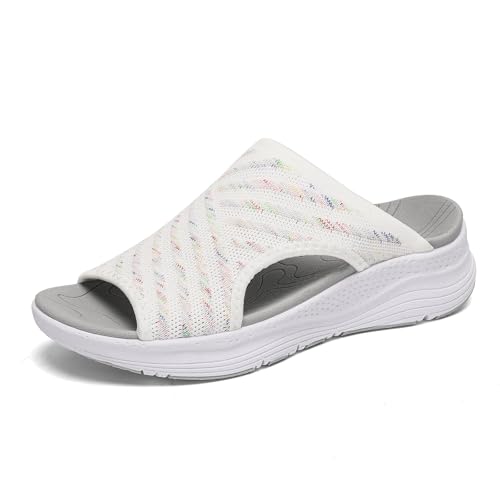 YESWIN Womens Orthopedic Platform Slides