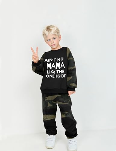 Image of TUEMOS Toddler Boy Clothes Sweatsuits Fall Winters Boy Outfits