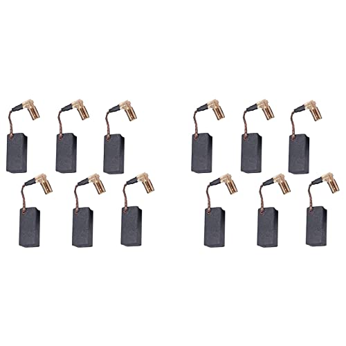 FOIJPPINP Paquete de 12 Cepillos de Carbón N097696 Cepillos de Carbón de Repuesto para DeWT DWE4011, DWE4120, DWE4012, DWE4100, DWE4887 Y DWE4120N