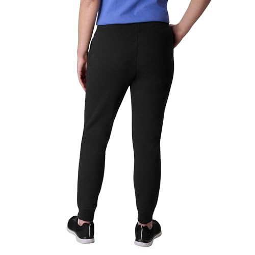 Image of Hanes Women's Sweatpants - EcoSmart Fleece Joggers - Open-Bottom Pocketless Pull-On Lounge Pants - Reg. & Petite Sizes