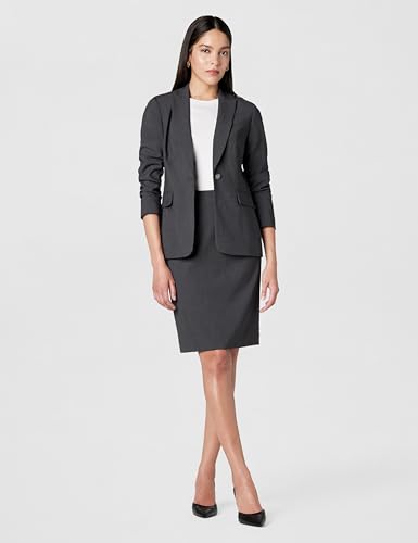 Image of Calvin Klein Womens Centerback Zipper Velvet Wear to Work Suits Skirt