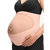 momcozy Pregnancy Belly Band, Oyster Pink, O-Shape