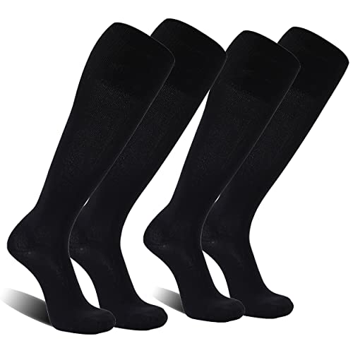 Image of FOOTPLUS Baseball Softball Socks,Unisex Over Knee High Solid Sports Rugby Summer Soccer Camps Socks