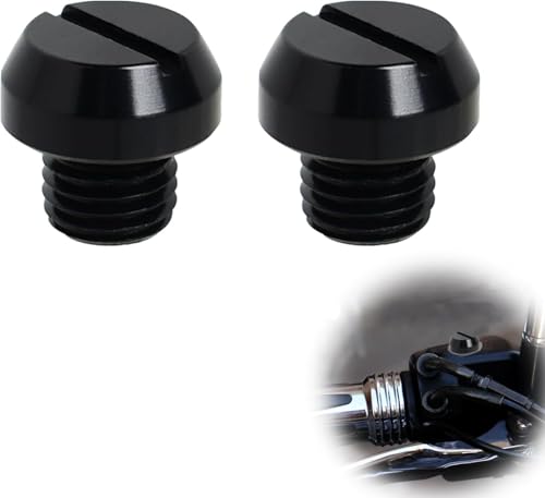 M10 Capuchons de Protection Rétroviseur - Boulons de Rétroviseur en Aluminium CNC - Boulons de Couvercle à Vis