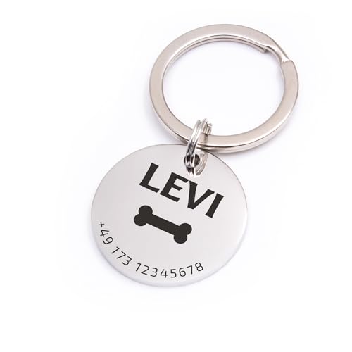 FELLSOCKE Personalisierte Hundemarke 25mm