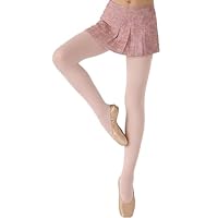 L&K Ballett Strumpfhose Mädchen 80 DEN Tanzstrumpfhose aus Mikrofaser Kinder Feinstrumpfhose elastisch & weich für Ballett, Tanz & Gymnastik 27261AP-134/140