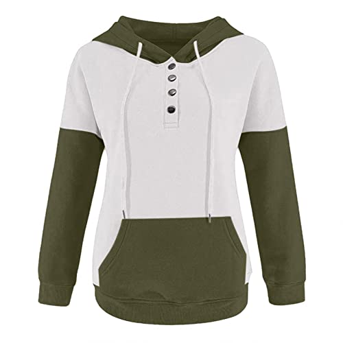 Moletom com capuz feminino, blusa de outono feminina, moletom de manga comprida casual solto com cap