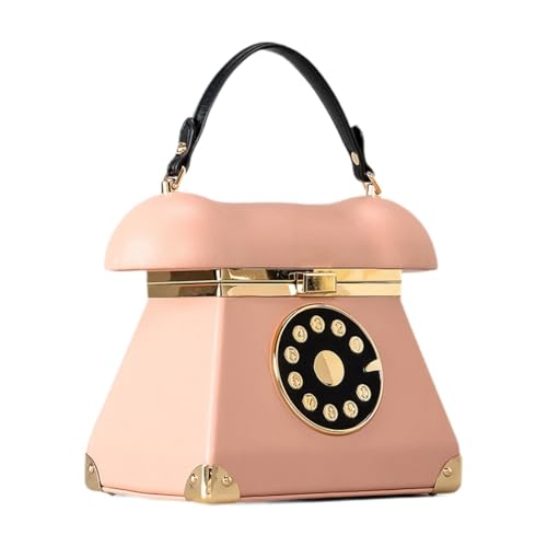 Sac Bandoulière Dial Telephone Vintage avec Combiné Fonctionnel Original