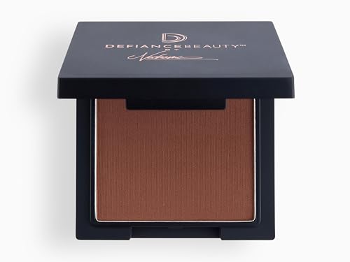 Defiance Beauty Immortal Envy Satin Sovereign Bronzer – Velvety-Matte, Rich Chocolate, Buildable, Long-Lasting, Vegan & Cruelty-Free, Infused with Collagen Peptides & Hyaluronic Acid for Radiant Skin