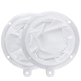 HAUSPROFI Sieb Filter Kompatibel mit 5 Zoll Küchen Trichter für Filterung von Saft, Milch, Kaffee, Wein - 200+400 Mesh