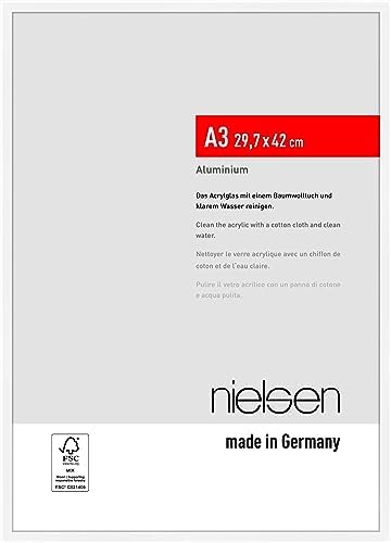Nielsen aluminium ramka na zdjęcia Atlanta, 30x40 cm, Biały mat