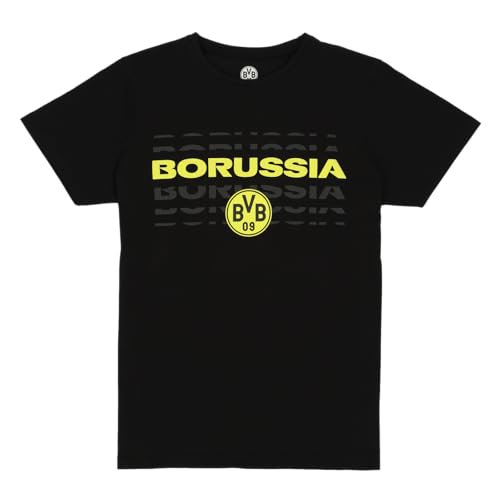 Borussia Dortmund Herren BVB Black & Neon, 100% Baumwolle, Nachhaltig...