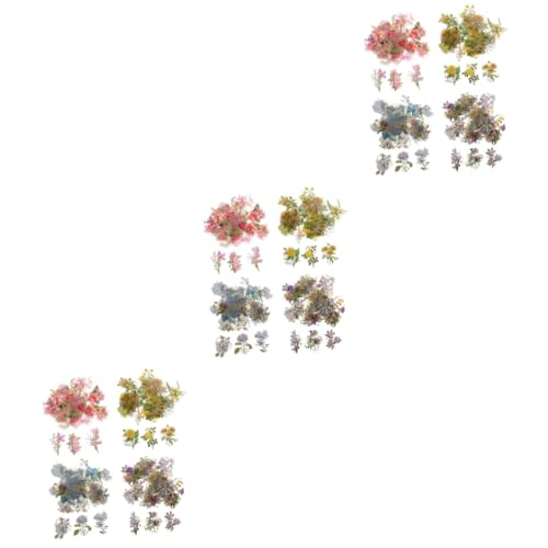 Autocollants floraux Gadpiparty en PET transparent pour étiquette de plante - 480 pièces