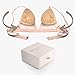 Epiphany LA Women's Push Up Padding Inserts for Swimsuits, Sports Bras and Clothing (A Cup - 1 Pair) Beige