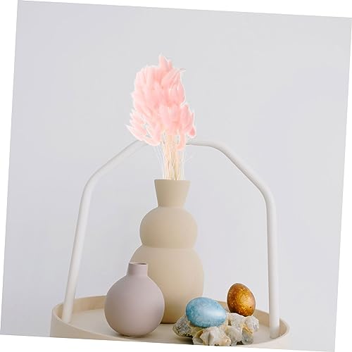 120 piezas de hierba seca natural cola de conejo para decoración miniatura 7