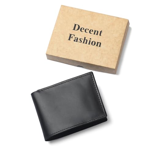 Men's Leather Wallet, Bi-fold, Classic Design,Brown Genuine leather | Leather Wallets for Men, Genuine Leather Mens Wallets Bifold with ID Windows (Brown)4