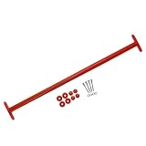 Reckstange Metall rot, 60 cm – stabile Turnstange für...