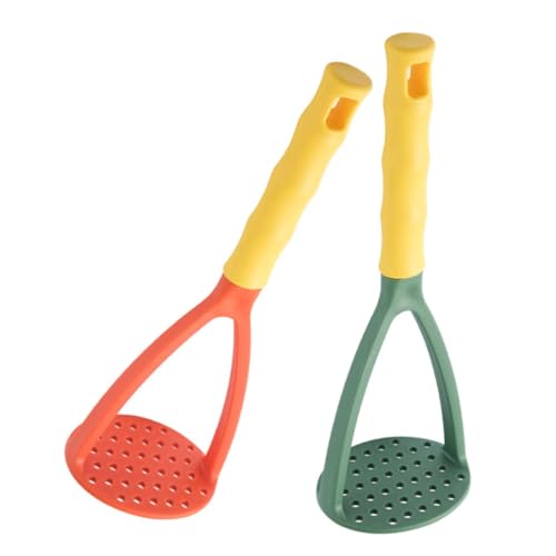 OUNONA 2Piezas Machacador De Patatas Manual De Herramienta De Cocina para Triturar Patatas y Verduras Utensilio Reutilizable para Comida
