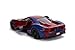 Jada Toys Metals Die-Cast Spider-Man 2017 Ford GT, 1:32 Scale Die-Cast Vehicle Red/Blue