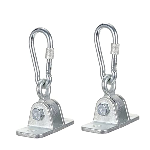 JOINPAYA Crochet De Support Kit avec Crochets Et Boucles De Sécurité pour Installation Extérieure Et Intérieure Convient pour Hamacs Et Sièges De