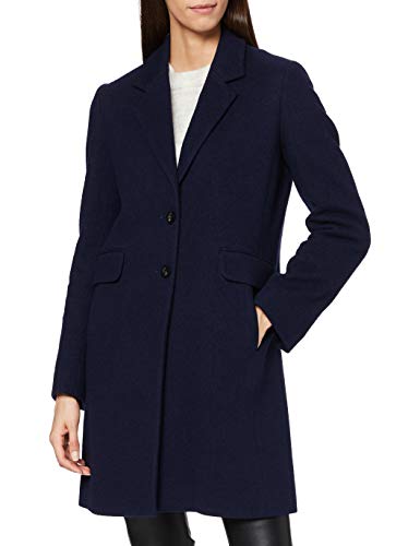 Preisvergleich Produktbild HUGO Damen Mellia-1 Wollmischungs-Mantel, Open Blue464, 38