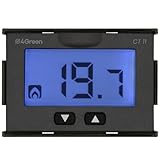 4GREEN CT 11A - Termostato da Incasso 503 (3 moduli), Display Retroilluminato Blu, Termostato Ambiente per Caldaia e Condizionamento, Alimentazione 230V, Frontalini Bianco e Grigio Antracite