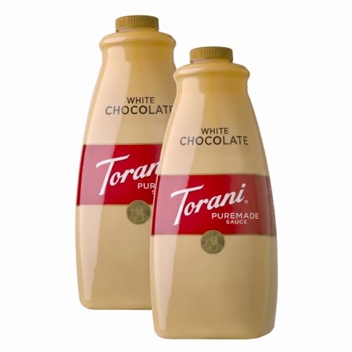 TORANI WHITE CHOCOLATE SAUCE 64 OZ. (Pack of 2) - image 1