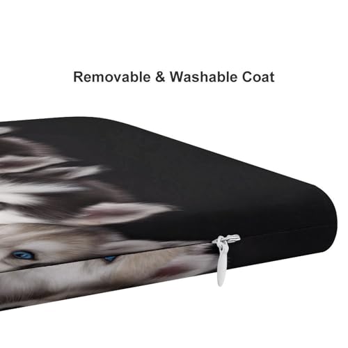 Coussin Husky mousse mémoire de forme galette de chaise bureau lavable - 5